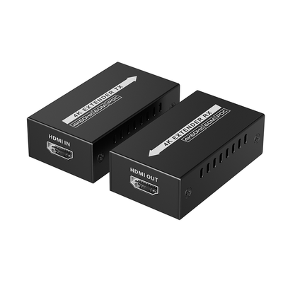 [TT672MINI] Kit extensor HDMI de tamaño mini | 4K60Hz a 60 metros | Solo requiere alimentación TX | Sobre CAT6/CAT6A/CAT7 |