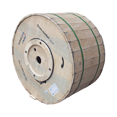 [MINI-ADSS-08C/4KM] Carrete de 4 Kilómetros de Fibra Óptica Aérea Mini ADSS (ASU) G.652D, Monomodo de 8 Hilos, Exterior, Span 80, Loose Tube