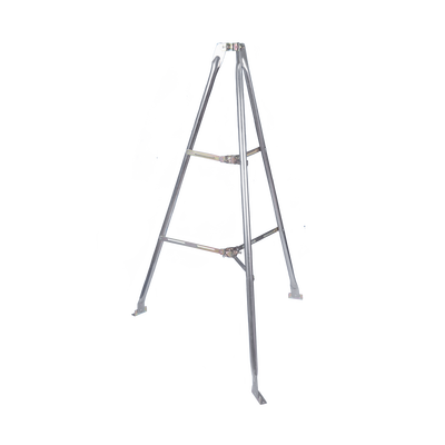[LP-TP-2] Montaje de tripie para exterior, altura total del tripie 1.52 m. Compatible con mástiles de hasta 3 m de largo 1 1/4 a 2 de diámetro