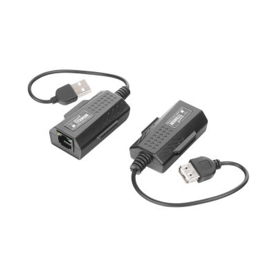 [TT-USB-100] Kit extensor USB por cable UTP Cat 5 / 5e / 6 para Distancias de Hasta 50 Metros / Versión 2.0
