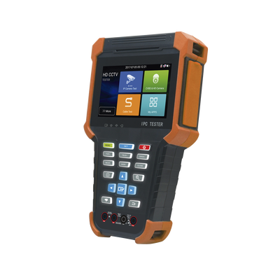 [EPMONTVI4KLITE] Tester de Video Profesional | Pantalla 4 Touch | Ideal para Cámaras IP/ HD (TVI, CVI, AHD y CVBS) | 4K | H.265/H.264 | PoE | WiFi | Cable Tester | Multímetro Digital | Todo en Uno para tu CCTV.