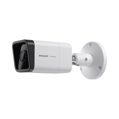 [HC35WB5R2] Bala IP 5 Megapixel / Lente Mot. 2.7 a 13.5 mm / 60 mts IR / Ultra Baja Iluminación / IP67 / H.265 / IA (Filtro de Humanos y Vehiculos) / Merodeo / Conteo de Personas / PoE / Audio y Alarmas I/O / ONVIF / NDAA / Serie 35 / Honeywell Security