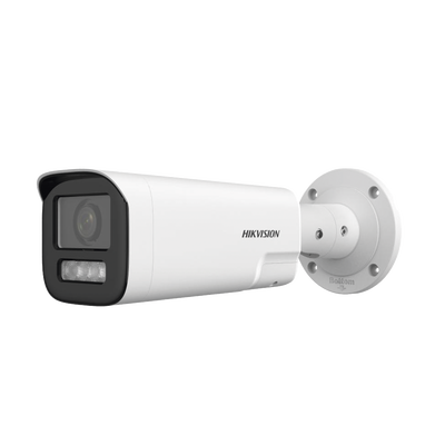 [DS-2CD1643G2-LIZSU/SL] Bala IP 4 Megapíxel / Lente Mot. 2.8 a 12 mm / Dual Light (50 mts IR + 50 mts Luz Blanca) / ACUSENSE Lite / Audio de Dos Vías / Luz Intermitente y Alerta de Audio / Exterior IP67 / WDR 120 dB / PoE / Micro SD