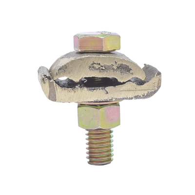 [LPCC2/0] Conector 2 Cables a Superficie Plana / Bronce 100% / Cable 4-2/0 AWG / Sin Soldadura / 2.5x4x3 cm (1x1.6x1.2 in)