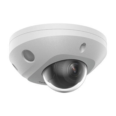 [DS-2CD2563G2-LIS2U] [Dual Light + 2 Micrófonos Integrados] Mini Domo IP 6 Megapixel / Lente 2.8 mm / 30 mts Luz Blanca + 30 mts IR / ACUSENSE / Exterior IP67 / IK8 / WDR 120 dB / PoE / ONVIF / Micro SD / ACUSEEK