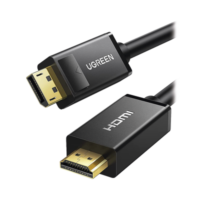 [10239] Cable DP Macho a HDMI Macho / Longitud 1.50 Metros (4.92 Pies) / Soporta 4K@30Hz / Soporta 3D / Cobre EstaÑado 28AWG / Blindaje Interno MÚltiple / TransmisiÓn Unidireccional / BotÓn de LiberaciÓn / Chip de Última GeneraciÓn