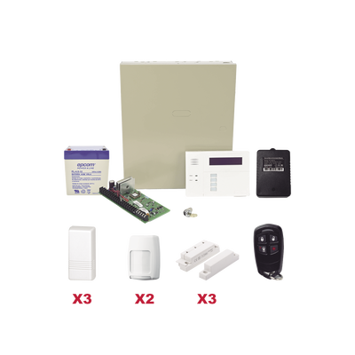 [VISTA48LAPLUS/6160RF] Kit inalámbrico / Panel VISTA48LA con teclado 6160RF receptor inalámbrico / 3 contactos 5816 / 2 PIR 5800PIR / 1 Llavero inalambrico Bateria y Transformador