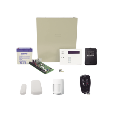 [VISTA48RFMINI/6160RF] Kit inalámbrico de panel VISTA48 con teclado 6160RF receptor inalámbrico, 2 contactos magneticos, 1 PIR 5800PIR, 1 Control Remoto 58344, Batería y Transformador