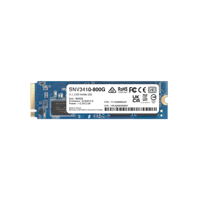 [SNV3410-400G] SSD NVMe M.2 SNV3410/3510 | SSD 400GB | Alto Rendimiento 400000 IOPS Lectura | 70000 IOPS Escritura | Resistencia 1022 TBW | Protección de Datos Integral | Análisis de Vida Útil | Diseñada para Sistemas Synology.