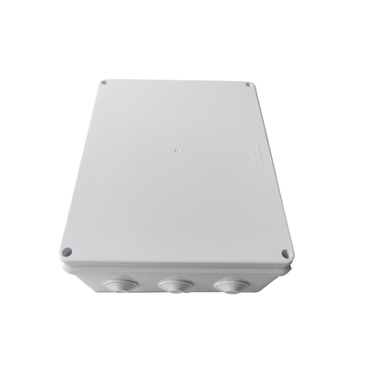 Caja de Derivación-Conexión para Exterior IP65 con 12 Entradas / 300 x 250 x 120 mm / Sellado Seguro con Empaque + 4 Tornillos / Resiste Agua, Polvo y Sol Directo