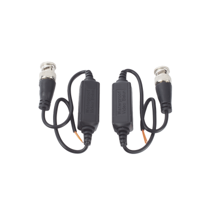 [TT-101-F-TURBO-EXT] Kit de Transceptores (Baluns) para EXTERIOR TurboHD Hasta 4K HD-TVI / HD-CVI / AHD / CVBS / COAXITRON / AUDIO POR COAXITRON / Menu OSD / CONECTORES 100% COBRE / Con Cable RF Blindado. Distancia de hasta 200 m en 4K. Calidad PREMIUM