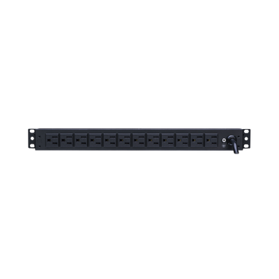 [PDU15B12R] PDU Básico Para Distribución de Energía, Con 12 Tomas NEMA 5-15R Traseras, 1UR, 15 Amp, 120 Vca
