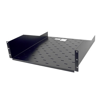 [S-CH-19X19.6] Charola para Rack de 19, 50 cm de Profundidad, 3UR. Capacidad carga: 30 Kg