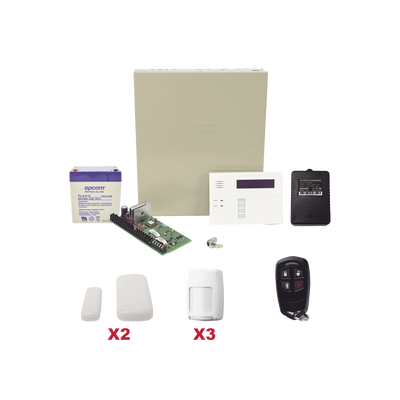 [VISTA48PLUSMINI/6160RF] Kit inalámbrico de panel VISTA48 con teclado 6160RF receptor inalámbrico, 2 contactos 5800MINI, 3 PIR 5800PIR, 1 Control remoto 58344, Bateria y transformador