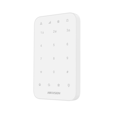 [DS-PK1-E-WB] (AX PRO) Teclado Inalámbrico para Armado y Desarmado / Funciones de Automatización para control de Relevadores