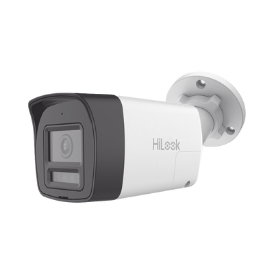 [THC-B127-LTS] [Audio Bidireccional + Dual Light + ColorVu] Bala TURBOHD 2 Megapixel (1080p) / Lente 2.8 mm / 30 mts IR EXIR + 20 mts Luz Blanca / Micrófono y Bocina Integrado / Exterior IP67 / Metal / dWDR