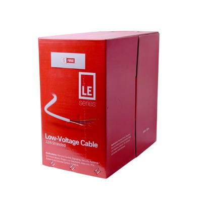 [SF-22-06-LE] Bobina de 305 Metros (1000 Pies) / Cable de CCA / 6 x 22 AWG / Tipo Aluminio Revestido de Cobre / Aplicaciones en Control de Acceso / Alarmas de Intrusión/Control de Acceso / Automatización / Interfonos y TV Porteros