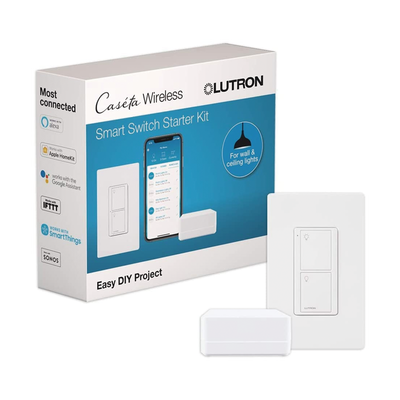 [PBDGPKG1WS] (Caseta Wireless) Kit Hub controlador, interruptor On/Off y placa.