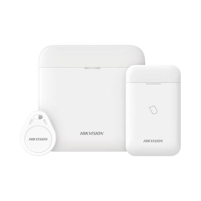 [DS-PWA48-KS-RONDIN] (AX PRO) KIT de Alarma AX PRO con GSM (3G/4G) para RONDINES / Incluye: 1 Hub con bateria de respaldo/ 1 Lector Tag / 1 Tag / Compatible con Hik-Connect P2P