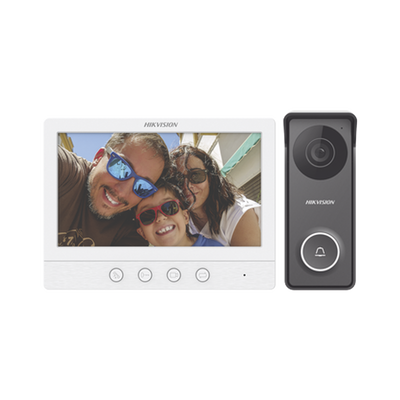 Kit de Videoportero TurboHD con Pantalla LCD a Color de 7 / Frente de Calle para Exterior de Metal / 720p (1 Megapíxel )117° de Visión (Gran Angular)