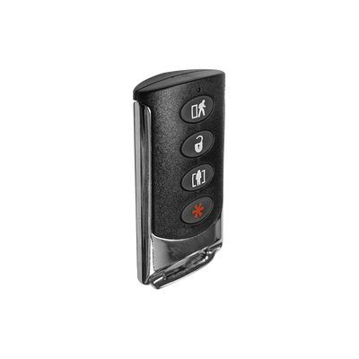 [SFWST102] LLavero remoto de 4 Botones de uso rudo ideal para Armado total/parcial/desarmado/pánico. Duracion de Batería hasta 5 años.