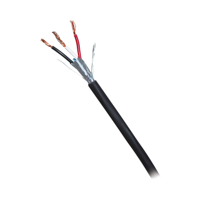 [71-12] Caja de 305 Metros (1000 Pies) de Cable Blindado de 3 x 18 AWG Blindado Negro