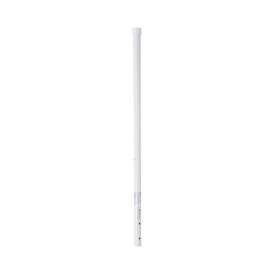 [SYS-POST-ESQ-3W] Poste de Esquina de 0.8m para Cerca Electrificada. Tubo Galvanizado cal. 18 de 1Diam. con Tapón, ideal para 3 Aisladores.