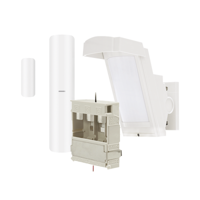 [HX40-RAM-W-HKV] Detector de Movimiento PIR Antimascara / 100% Exterior / Inalámbrico / Hasta 12 metros a 85°; de cobertura/ Instalación a 3 metros / Incluye transmisor DS-PDMC-EG2-WB(B) para paneles AXPRO