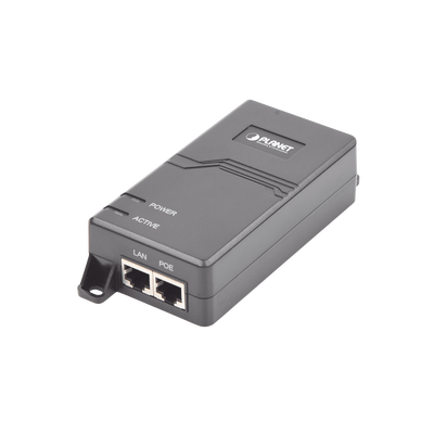 [POE-163] Inyector PoE IEEE 802.3at, Puertos Gigabit, Hasta 30 W de Salida PoE (Mid-span)