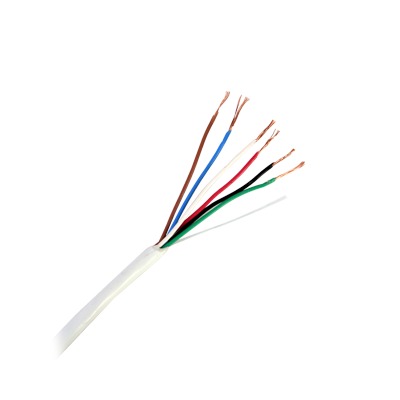 [92-96] Bobina de 305 Metros (1000 Pies) / 6 x 22 AWG / Cable de Cobre / Tipo CMR / Para Interior / Para Aplicaciones de Control de Accesos / Alarmas de Intrusión / Automatización / Interfonos y TV Porteros