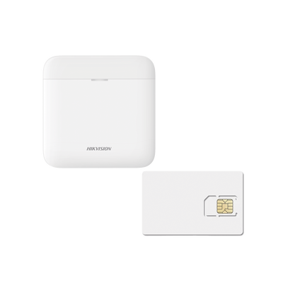[AXPRO-KIT-GSM-1Y] (AX PRO) KIT de Alarma AX PRO / Incluye: 1 Hub con batería de respaldo / 1 año de Servicio de Datos 600MB / Wi-Fi / 3G/4G / Compatible con Hik-Connect P2P