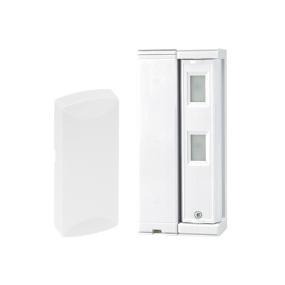 [FTN-R-HW] Sensor de Movimiento Inalambrico/ Tipo Cortina / Ajuste de detección 2m o 5m / 100% Exterior / Inalámbrico / Incluye transmisor SFWST232 para paneles Honeywell / Proteja fachadas, puertas, ventanas, balcones y mas!