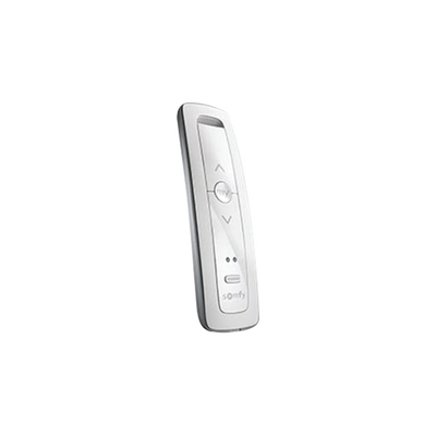 [SITUO2RTSPURE] Control remoto 2 canales para motores de persiana Somfy con señal inalámbrica, instrucciones: sube, baja y detener, con posición favorita programada.