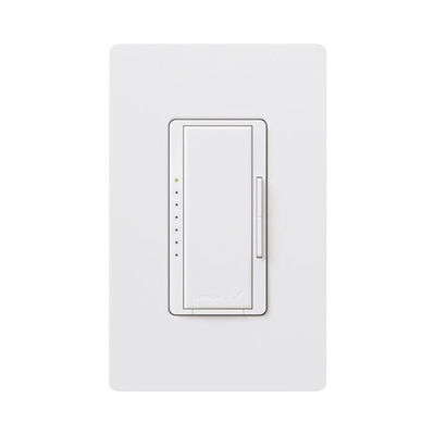 [RRDPROWH] (RadioRA2) Atenuador Dimmer PRO para linea RadioRa2, RadioRa3 y RA2 Select, el cable neutro es opcional 250W LED / CFL