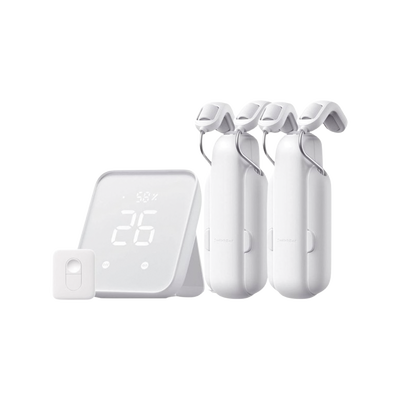 KIT Controlador HUB principal para dispositivos SwitchBot, Señal Wifi y BLUETOOTH, incluye 2 motores cortinas y 1 control remoto