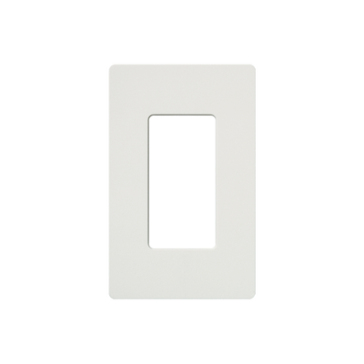 [SC1SW] Tapa Color Blanco Satin para interruptor o dimmer Lutron, 1 gang, limpio y moderno