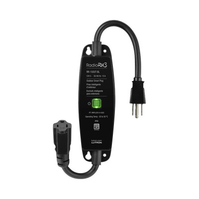 [RR15OUTBL] (Caseta Wireless) PlugIn Interruptor On/Off para uso en exterior intemperie IP66, inalámbrico. 15A /120V