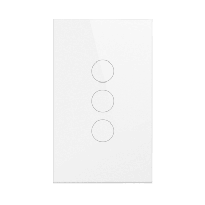 (Wifi) Apagador switch inalámbrico WIFI, control de 3 regresos de carga, 110V