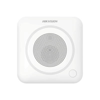 [DS-PS403I-WB] (AX PRO) Sirena Inalámbrica Interior / 105dB / Audio Intercom 85 dB / LED de Alerta
