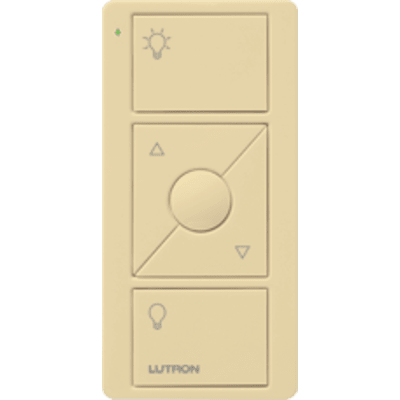 [PJ23BRLGIVL01] Control remoto PICO 3 botones encender/apagar, subir/bajar intensidad, color blanco, complemente con un atenuador Caseta, RA2, RadioRa2.