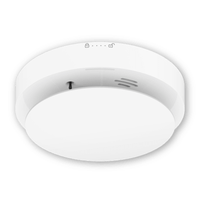[DS-PD451SMK-WB] (AX PRO) Detector de Humo Fotoeléctrico y Temperatura para Panel de Alarma HIKVISION / Interior / Soporta Funcionalidad Autónoma