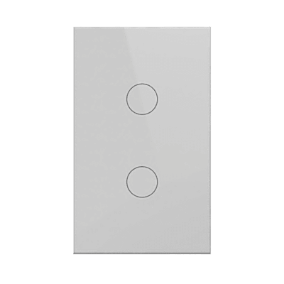 (ZigBee) Apagador switch inalámbrico ZigBee . Cable Neutro Opcional, control de 2 regresos de carga, 110V