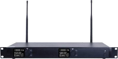 [EP-592U] Receptor Inalámbrico Dual Canal Digital U-Band | 4 Bandas de Frecuencia (470-830 MHz) | Transmisión Digital pi/4-DQPSK | Pantalla TFT-LCD 2.2 | Anti-Interferencia con ID Code Pilot | Salidas Balanceadas y Desbalanceadas | Ecualizacion