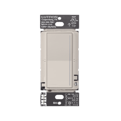 (RadioRa3) Atenuador táctil Sunnata Dimmer PRO color taupe, requiere cable neutro / soporta 250W LED