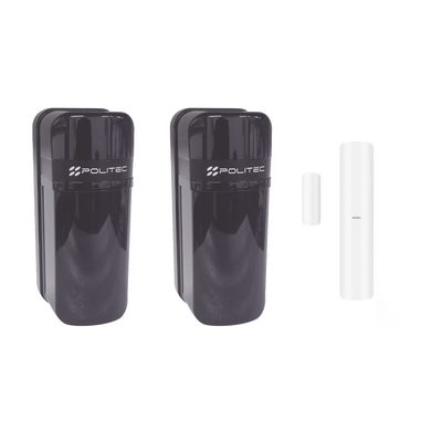 [ALESWS-HK] Detector Fotoeléctrico (A baterías) / 0 Falsas Alarmas / Alcance de 60m de Exterior y 350m en interior / Fácil Alineación / Compatible con panel AXPRO/ Incluye DS-PDMC-EG2-WB(B)