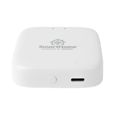 [SHGATEWAYZWB] (ZigBee) Controlador HUB ZigBee, conexión Bluetooth y Wifi, compatible con Alexa y GoogleHome y cámaras IP SmartHome by Epcom