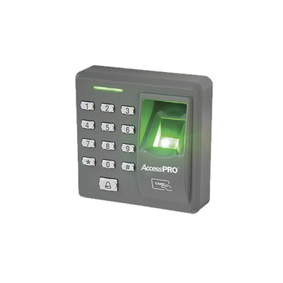 [X7] Lector Biométrico de Huella y Proximidad / 500 Huellas 500 Tarjetas / Teclado / Autónomo / Salida Relevador / Control de Acceso