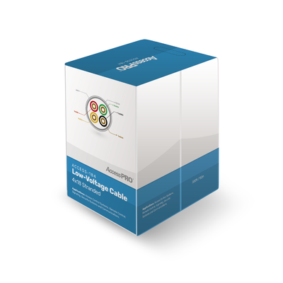 [ACCESS-184/500] Bobina de 152 metros, 4 x 18 AWG, FRPVC, CM, para aplicaciones en control de acceso