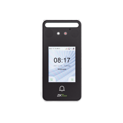 [SPEEDFACEV3LITE] Terminal Biométrica Facial / 500 Rostros 3,000 Tarjetas / Pantalla 2.4 / IP65 / ADMS / Visible Light