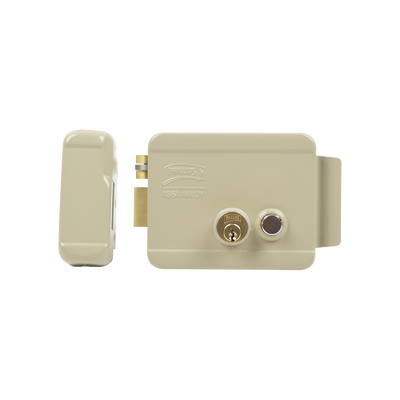 Cerradura Eléctrica / Incluye Llave /Con Botón integrado / Izquierda / Exterior